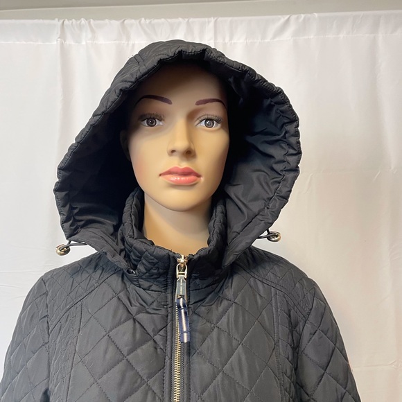 Vince Camuto Quilted Jacket Black Womens Medium - Picture 10 of 15